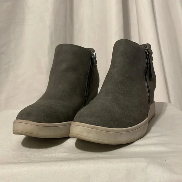 Dream Pairs Womens Booties gray 8.5 Sneaker Shoes - Picture 2 of 6